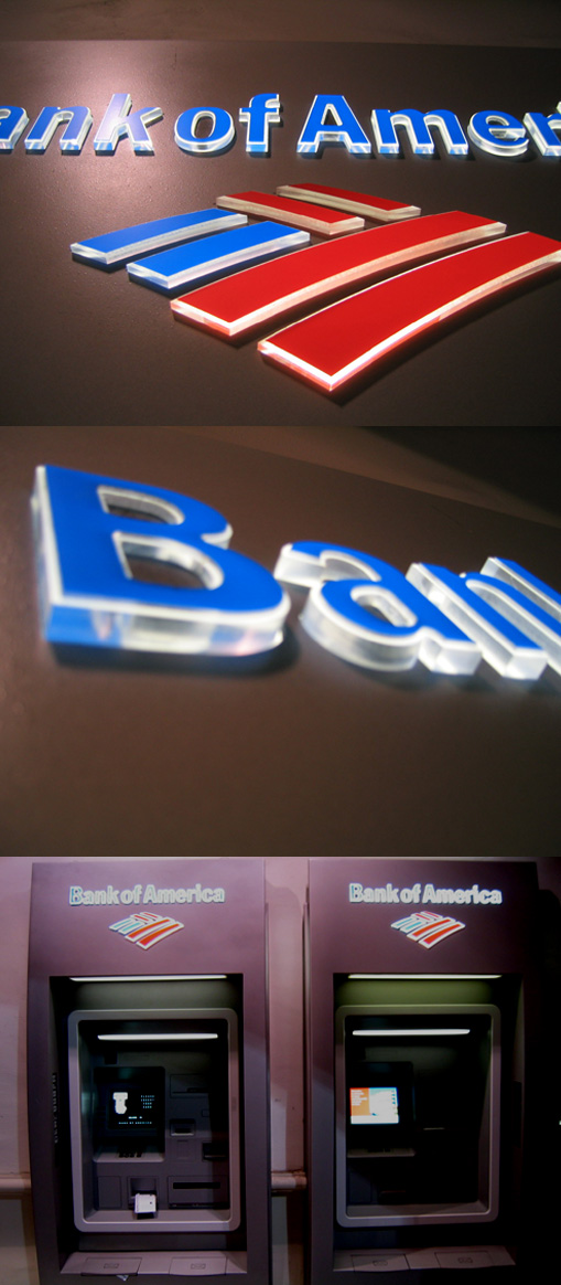 push through aluminum letter signs