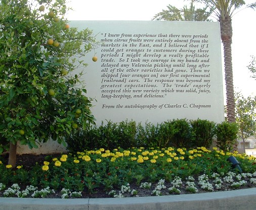 Chapman University Orange CA Monument