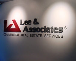 Lee and Associates Interior Sign in Anaheim CA