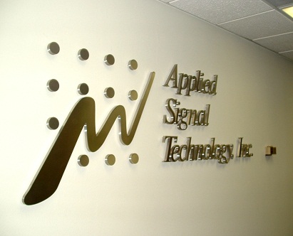 Applied Signal Technology Lobby Sign