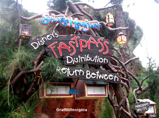 Splash Mountain Sandblasted Wood Sign Disneyland Resort, Anaheim, CA