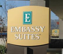 Embassy Suites Glendale Hotel Monument Sign