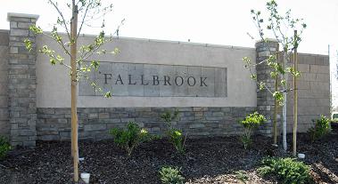 Fallbrook Sandblasted Stone Sign