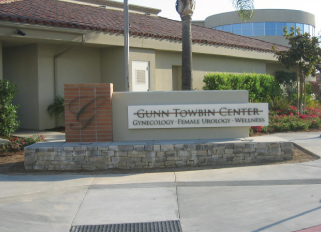 Gunn Towbin Center Sign Fullerton CA