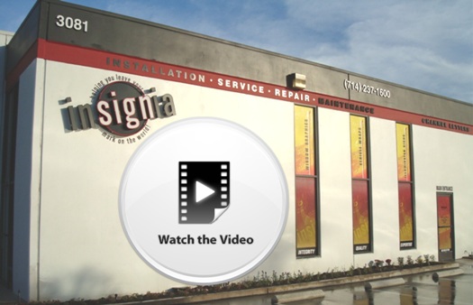 Insignia Sign Company San Clemente Building Video