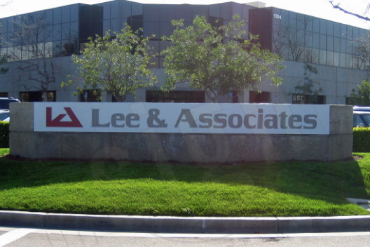 Lee and Associates Monument Sign Anaheim CA