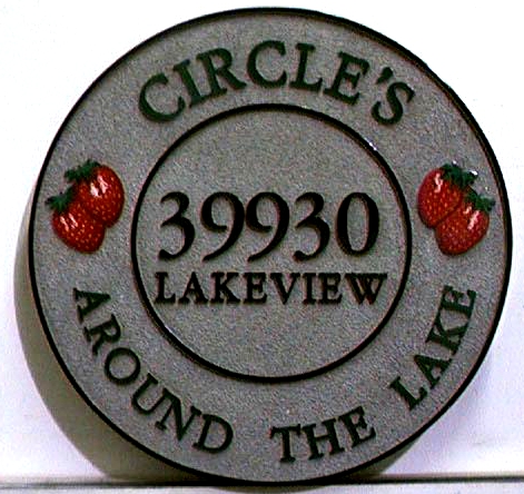 Medallion Sandblasting Circles Around the Lake Big Bear CA