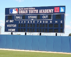 MLB Urban Youth Academy Custom Message Board Sign
